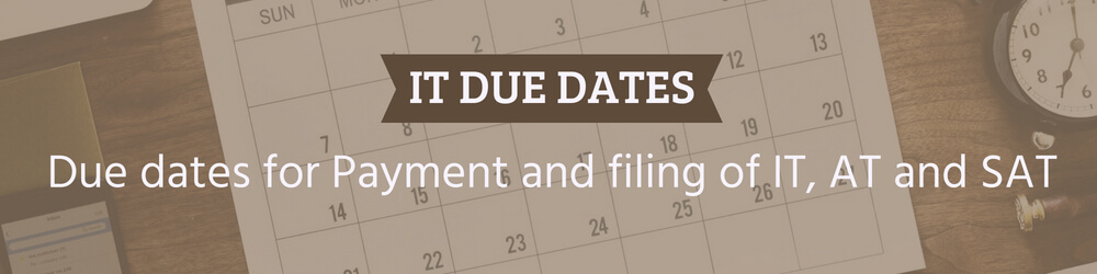 Statutory Due Dates Chart Fy 2018 19 Pdf