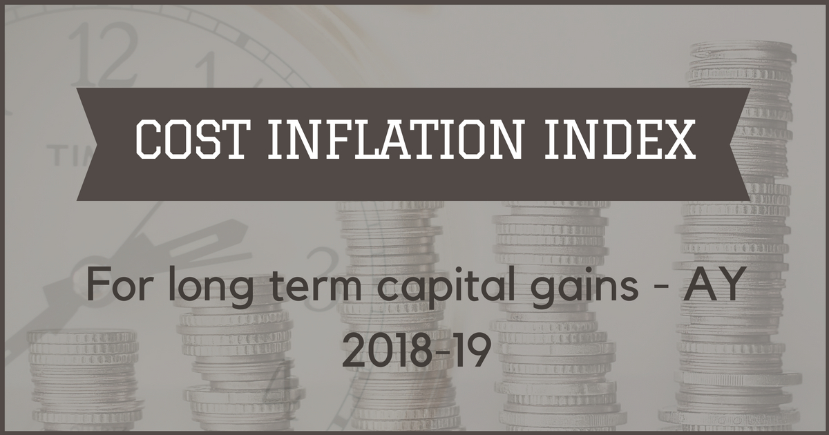 Chart Of Cost Inflation Index